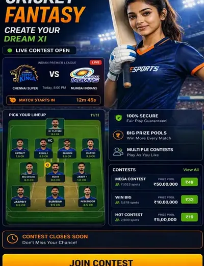 444winbet (444 win bet login) fantasy cricket & matchday visual 3